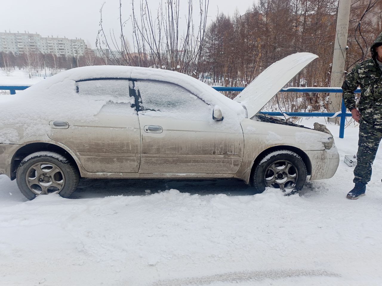 Диагностика и запуск Nissan Sunny — Техпомощь на дороге Красноярск